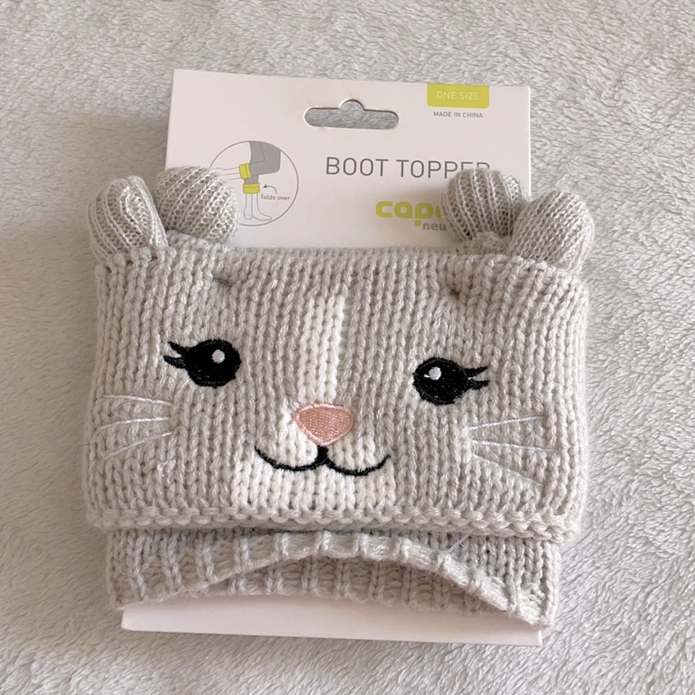 Kitty cat animal boot topper